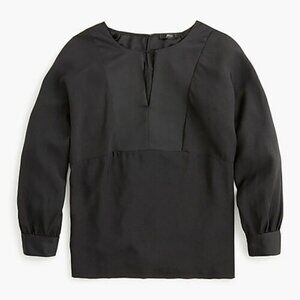 J. Crew Keyhole V-neck Top‎